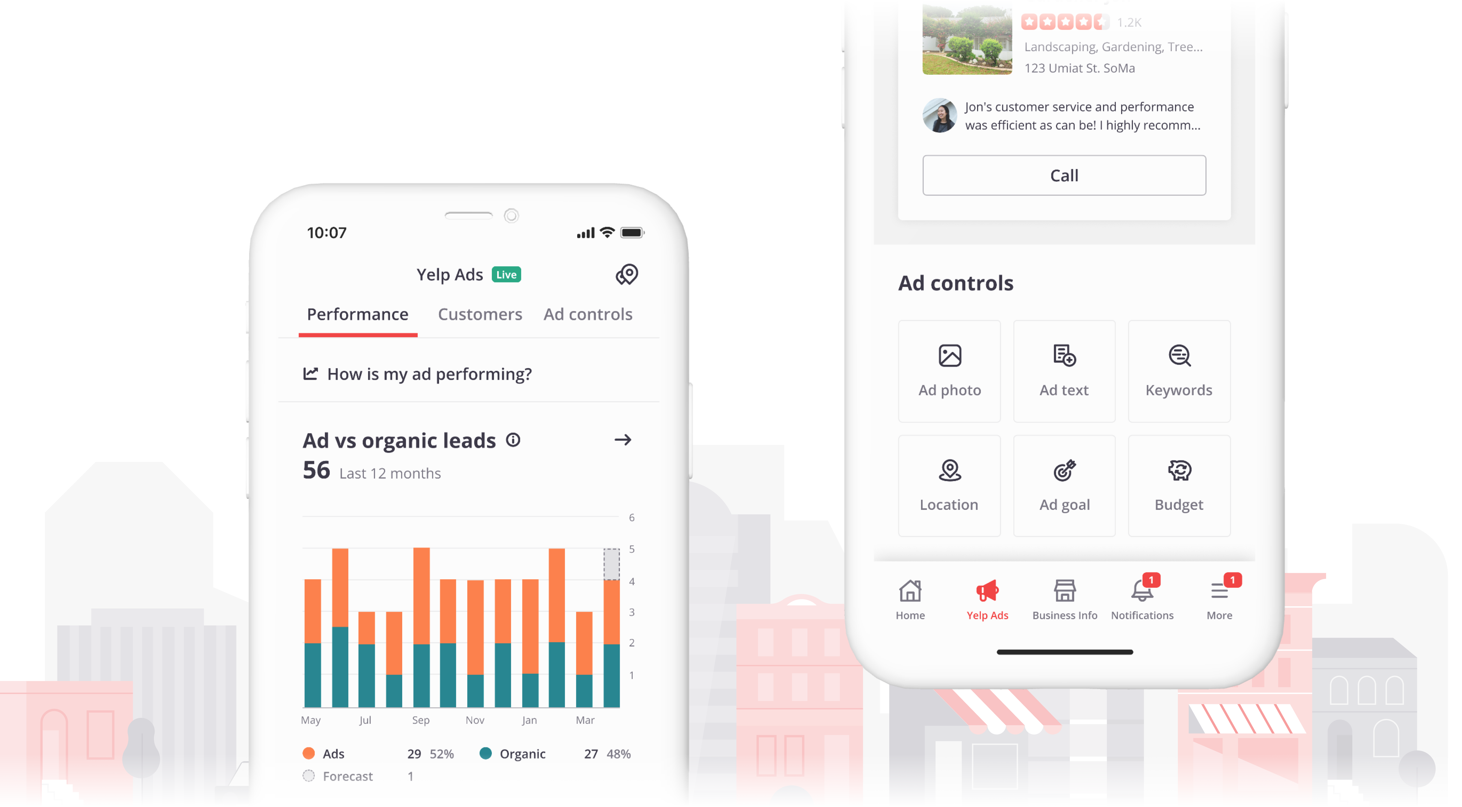 Yelp Biz App Mobile Ads
